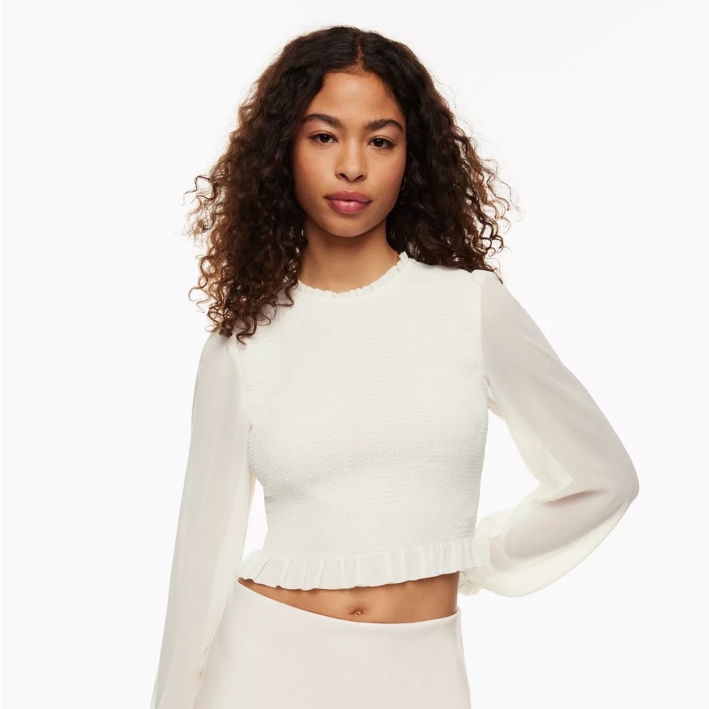 White Wilfred (Aritzia) Tempest Blouse